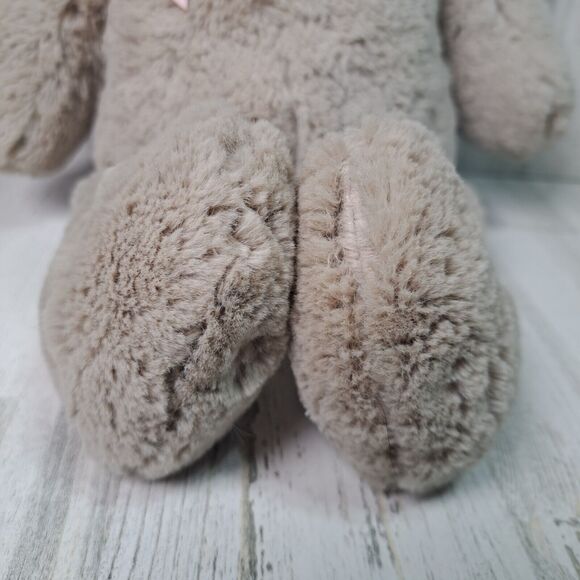 Pottery Barn Kids Rabbit Bunny Plush Huggable Play Toy Stuffed Animal Gray Brown - Picture 6 of 16